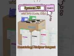 XN-350, XN-550, Reagentes de análisis de la serie XN Sysmex Hematología Sistema cerrado Código de barras Chip Tarjeta RFID