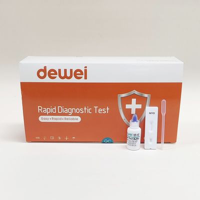 Myoglobin Myo Rapid Test Kit Cassette Format Vitro Qualitative Detection kit