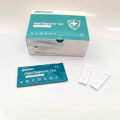 HCV Hepatitis C Rapid Test Kit Strip Cassette For Whole Blood Serum Plasma