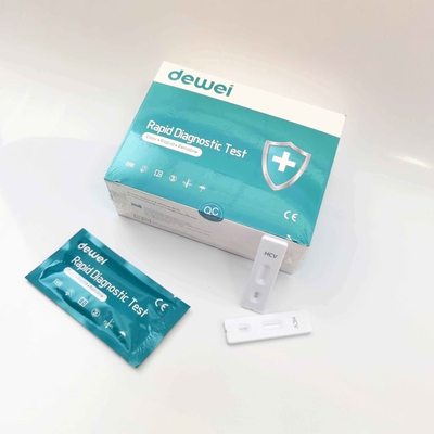 HCV Hepatitis C Rapid Test Kit Strip Cassette For Whole Blood Serum Plasma